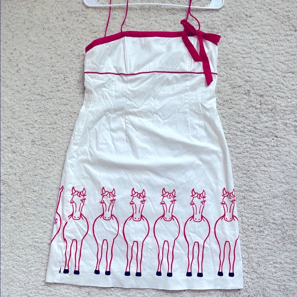 Unique vintage style horse dress Becky & Max